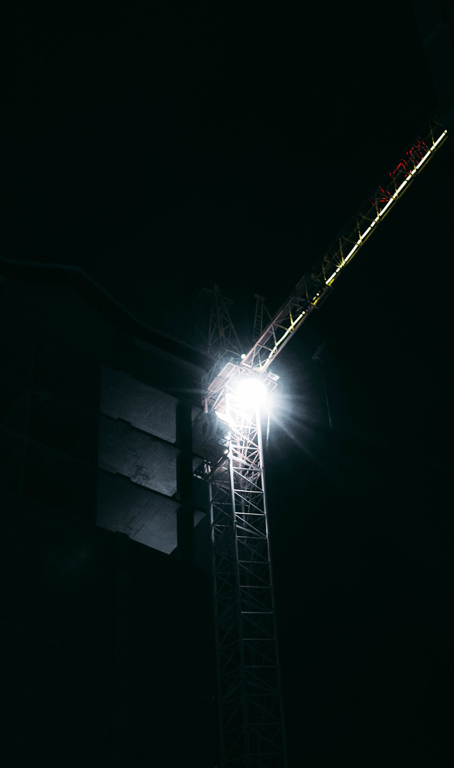 Iluminação técnica para operação noturna